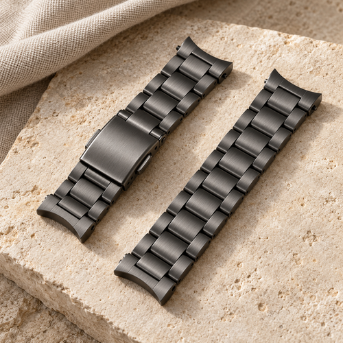 Graphite Link Watch Bracelet — generated design visualization