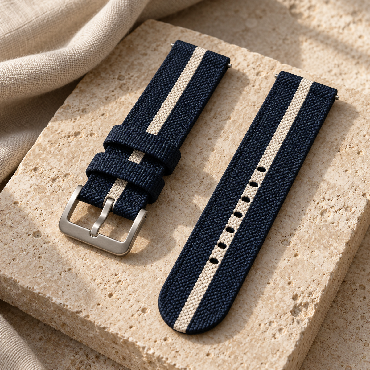 Navy Passage Watch Strap — generated design visualization