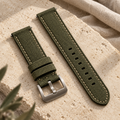 Olive Field Watch Strap — generated design visualization
